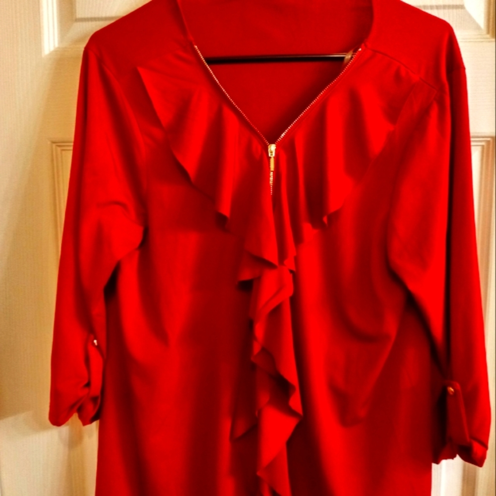 Corvia size 1X Burgundy color